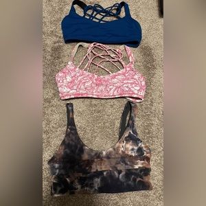 3 Lululemon bras size 6